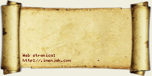 Jana Beslać vizit kartica